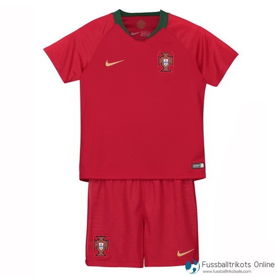 Portugal Trikot Kinder Heims 2018 Rote Fussballtrikots Günstig